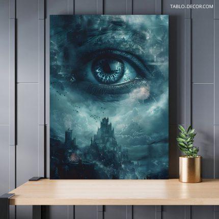 تابلو دکوراتیو فانتزی چشم باز open eyes