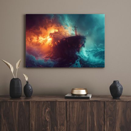 تابلو کشتی تایتانیک 1 Titanic ship