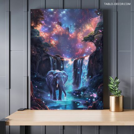 تابلو دکوراتیو حیوانات فیل زیبا beautiful elephant
