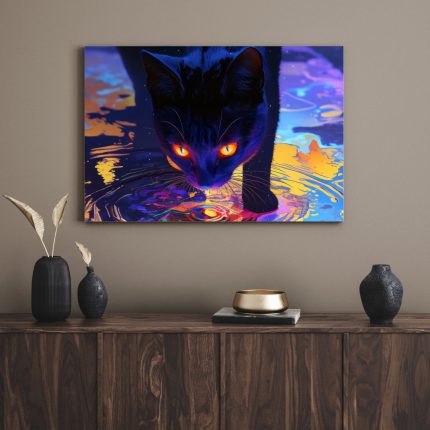 تابلو گربه the cat