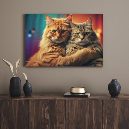 تابلو گربه های ناراحت sad cats