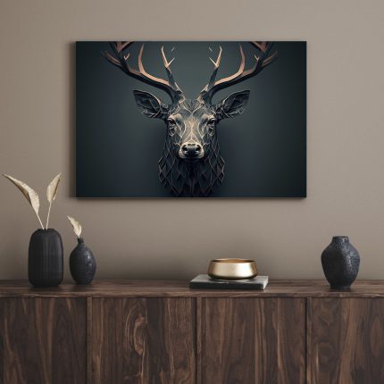 تابلو گوزن deer