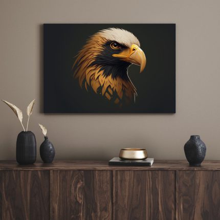 تابلو عقاب خشمگین angry eagle