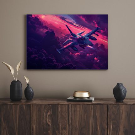 تابلو هلیکوپتر در آسمان Helicopter in the sky