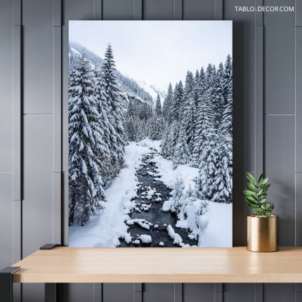 تابلو زمستان برفی snowy winter
