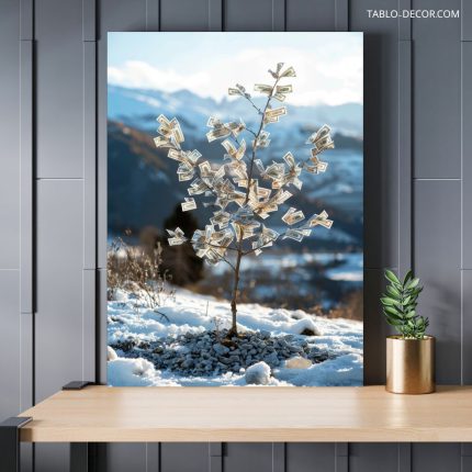 تابلو درخت زمستانی winter tree