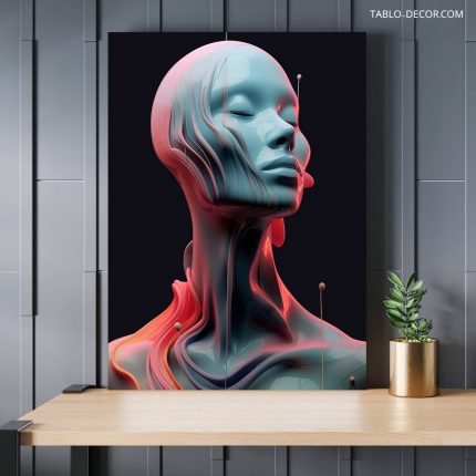 تابلو دکوراتیو مجسمه عجیب و غریب Strange statue