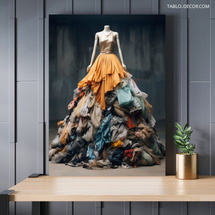 تابلو دکوراتیو طراح لباس clothing designer