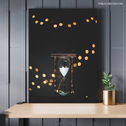 تابلو دکوراتیو ساعت شنی hourglass