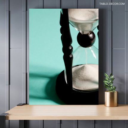 تابلو دکوراتیو ساعت شنی hourglass