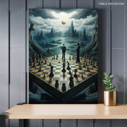 تابلو دکوراتیو شطرنج عجیب و غریب Weird chess