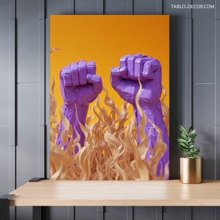 تابلو دکوراتیو نماد قدرت 3 A symbol of power