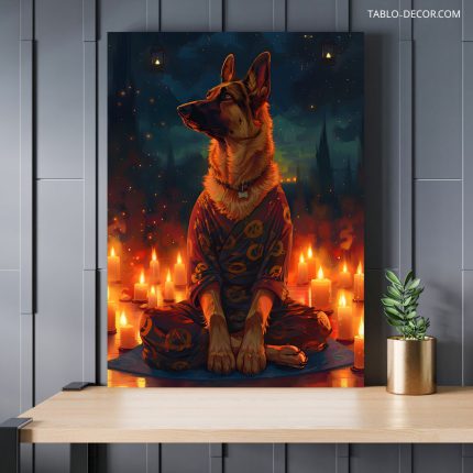 تابلو سگ the dog