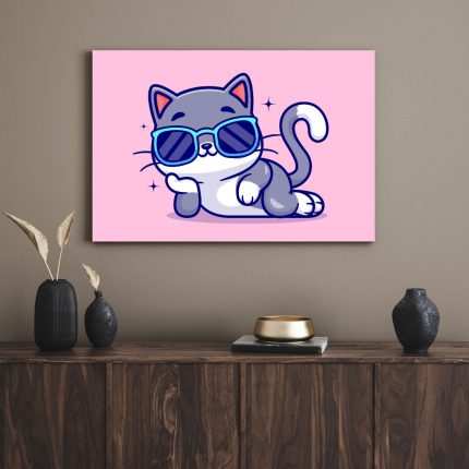 تابلو گربه the cat