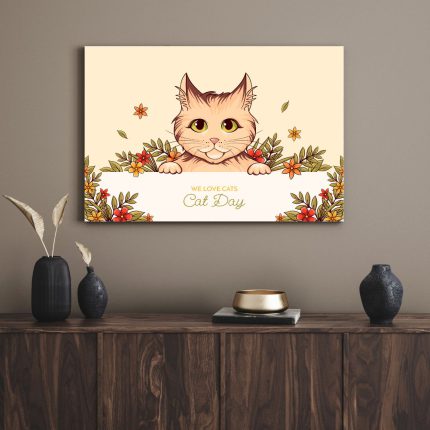 تابلو گربه the cat