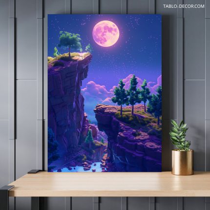 تابلو ماه نورانی bright moon