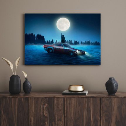 تابلو ماه زیبا beautiful moon
