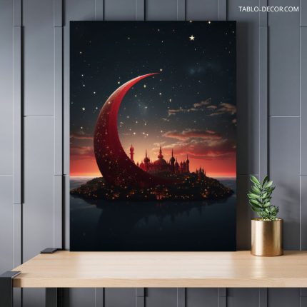 تابلو ماه زیبا beautiful moon