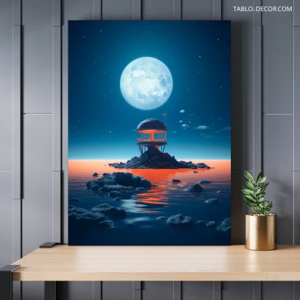 تابلو ماه نورانی bright moon