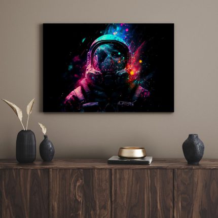 تابلو دکوراتیو فضانورد the astronaut