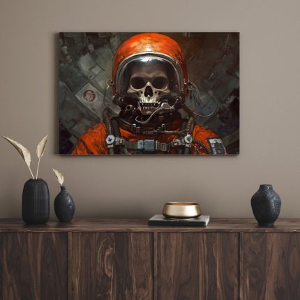 تابلو دکوراتیو اسکلت فضانورد Astronaut skeleton