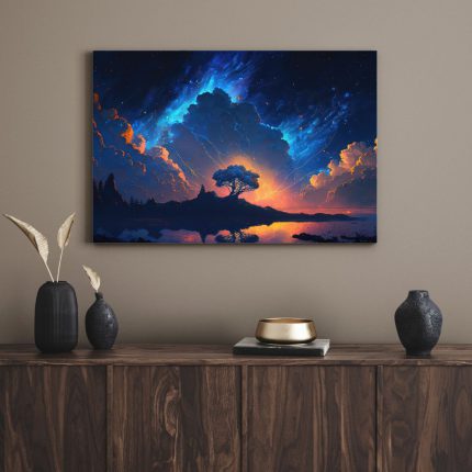 تابلو دکوراتیو آسمان شگفت انگیز Amazing sky
