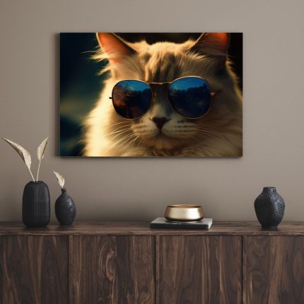 تابلو گربه the cat