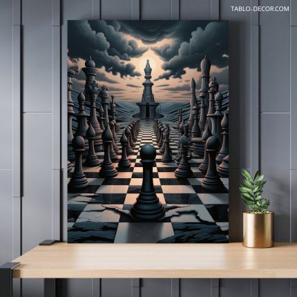 تابلو شطرنج زیبا و لاکچری Beautiful and luxurious chess