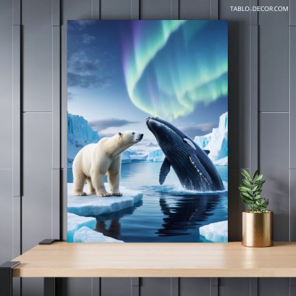 تابلو خرس قطبی polar bear