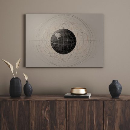 تابلو کره زمین the globe