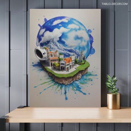 تابلو کره ی زمین Earth globe