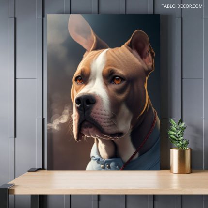 تابلو سگ قوی strong dog