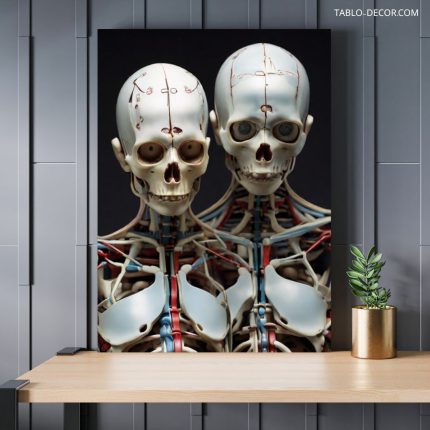 تابلو اسکلت ها Skeletons