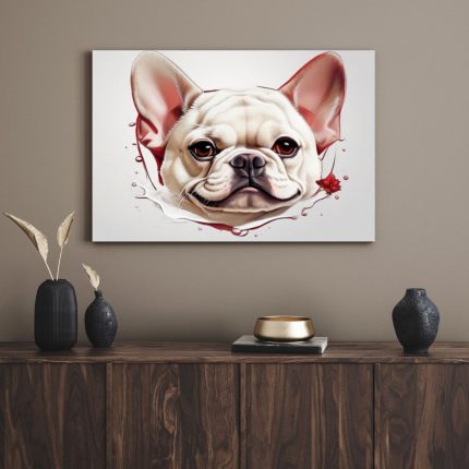 تابلو سگ بامزه cute dog