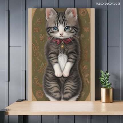تابلو گربه مظلوم oppressed cat
