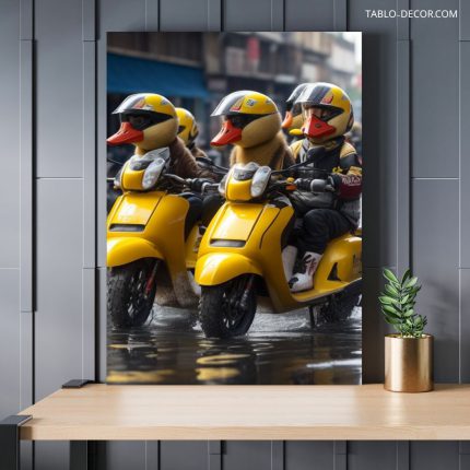 تابلو جوجه موتور سوار Motorcycle chick