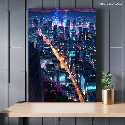 تابلو شهر مدرن Modern city