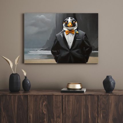 تابلو پنگوِِئن خوشتیپ handsome penguin