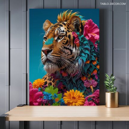 تابلو پلنگ leopard
