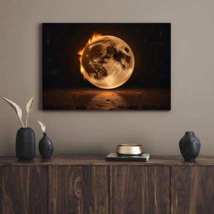 تابلو ماه نورانی bright moon