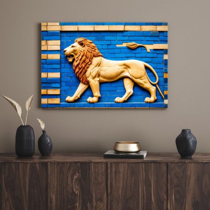 تابلو شیر lion