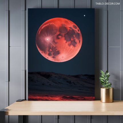 تابلو ماه رنگی colored moon