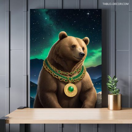 تابلو خرس بی حوصله bored bear