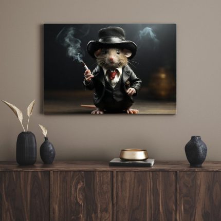 تابلو موش خوشتیپ handsome mouse