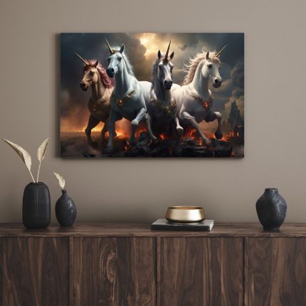 تابلو اسب های قوی Strong horses