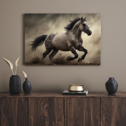 تابلو اسب قدرتمند powerful horse