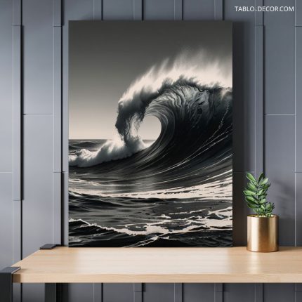 تابلو دریای طوفانی stormy sea
