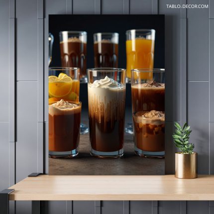 تابلو نوشیدنی های خوشمزه Delicious drinks