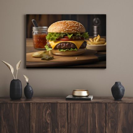 تابلو برگر burger