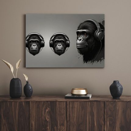 تابلو شامپانزه chimpanzee